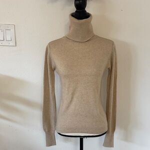 Vintage 100% Cashmere Turtleneck Sweater Judy’s Made in British Hong Kong